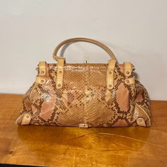 VINTAGE Fendi PITHON Skin Embossed Magic Bag - Picture 5 of 17